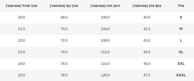 חולצה פיט
