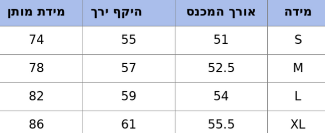 מכנס זאק