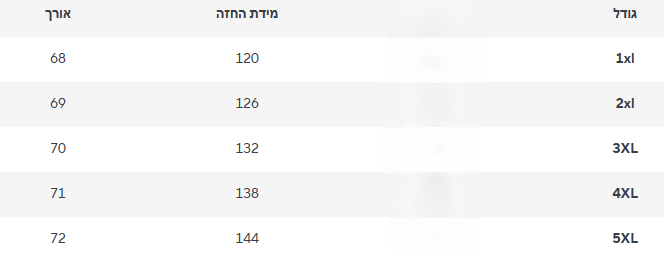 חולצה פלאס-סייז רינת